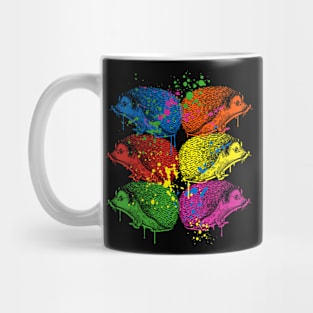 Hedgehog In Rainbow Colors Mug